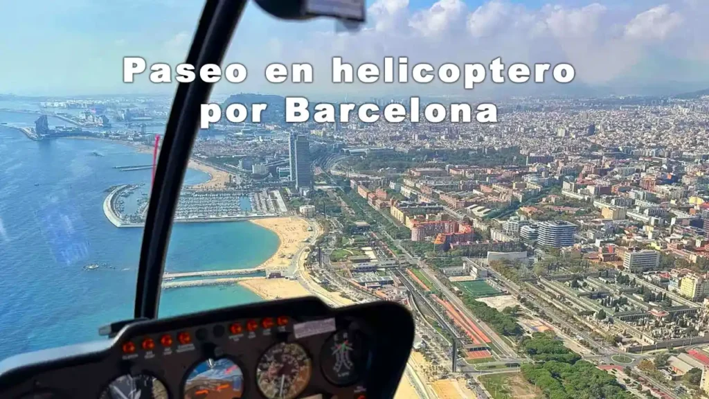 Paseo en helicóptero por Barcelona